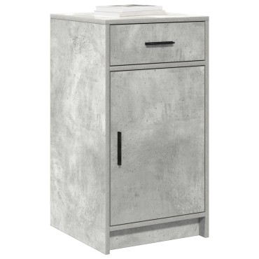 vidaXL Μπουφές Γκρι Σκυρόδεμα 40x41x75cm Επεξεργασμένο Ξύλο 1 τεμ.