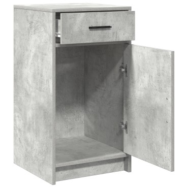 vidaXL Μπουφές Γκρι Σκυρόδεμα 40x41x75cm Επεξεργασμένο Ξύλο 1 τεμ.