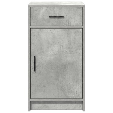 vidaXL Μπουφές Γκρι Σκυρόδεμα 40x41x75cm Επεξεργασμένο Ξύλο 1 τεμ.