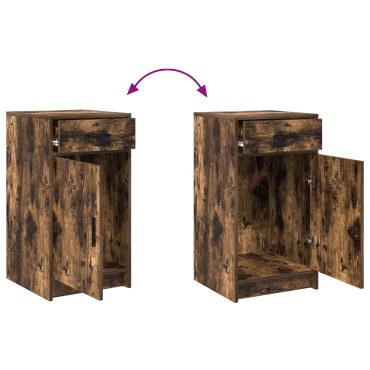 vidaXL Τηλεόραση Σαλονιού Καπνιστής Δρυς 40x41x75cm Κατασκευασμένο από Ξύλο 1 τεμ.