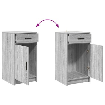 vidaXL Σιαγκόρι Γκρι Σοναμά 40x41x75cm Επεξεργασμένο Ξύλο 1 τεμ.