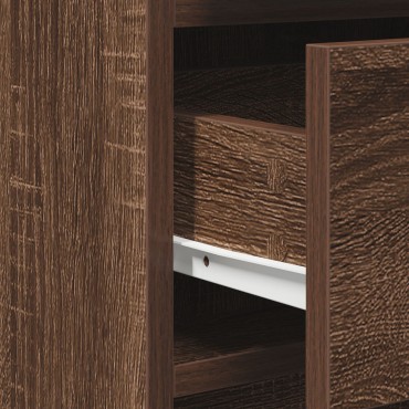 vidaXL Στρατηγός Καφέ Δρυς 40x41x75cm Συνθετικό Ξύλο 1 τεμ.