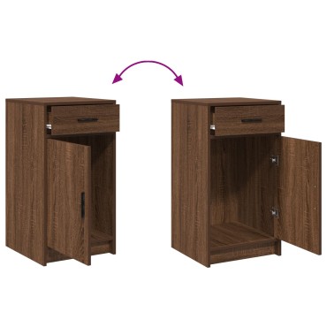 vidaXL Στρατηγός Καφέ Δρυς 40x41x75cm Συνθετικό Ξύλο 1 τεμ.