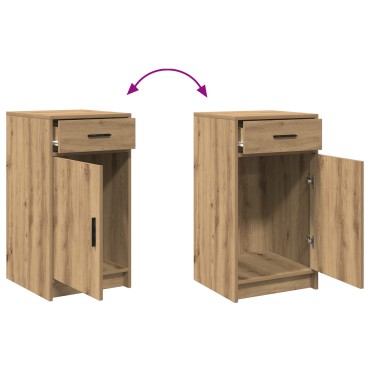 vidaXL Μπουφές Artisan από Δρυ 40x41x75cm Επεξεργασμένο ξύλο 1 τεμ.