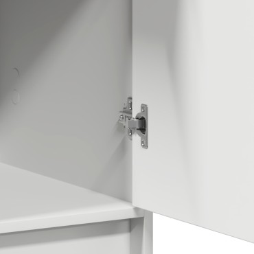 vidaXL Υψηλός μπουφές Λευκός 40x41x135cm Ξύλο επεξεργασμένου 1 τεμ.