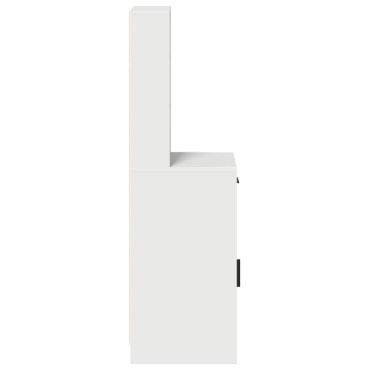 vidaXL Υψηλός μπουφές Λευκός 40x41x135cm Ξύλο επεξεργασμένου 1 τεμ.