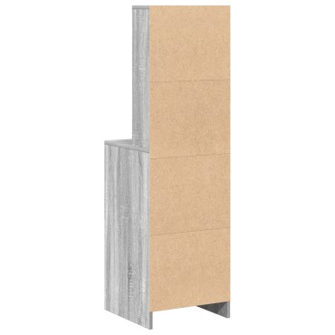 vidaXL Υψηλό Ντουλάπι Γκρι Sonoma 40x41x135cm Επεξεργασμένο Ξύλο 1 τεμ.