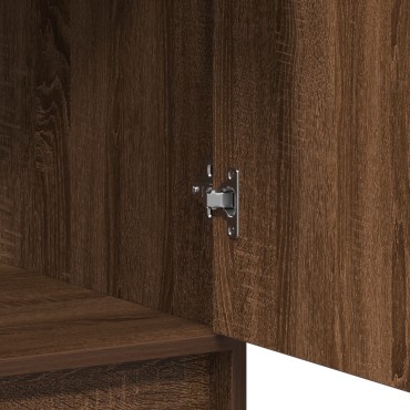 vidaXL Υψηλό Ντουλάπι Καφέ Δρυός 40x41x135cm Επεξεργασμένο Ξύλο 1 τεμ.