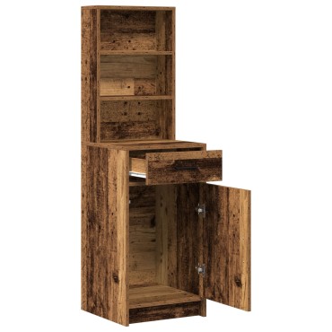 vidaXL Ψηλό Ντουλάπι Παλιού Ξύλου 40x41x135cm 1 τεμ.