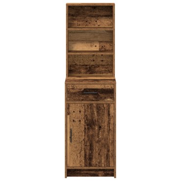 vidaXL Ψηλό Ντουλάπι Παλιού Ξύλου 40x41x135cm 1 τεμ.