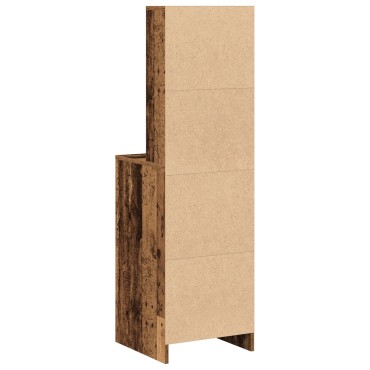 vidaXL Ψηλό Ντουλάπι Παλιού Ξύλου 40x41x135cm 1 τεμ.