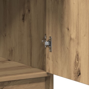 vidaXL Ψηλό Ντουλάπι Artisan Δρυς 40x41x135cm Μοριοσανίδα 1 τεμ.