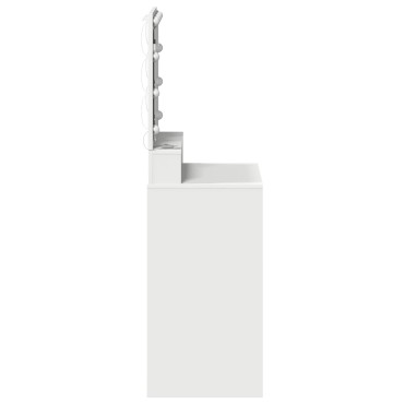 vidaXL Καθρέφτης LED Λευκό 50x41x135 εκ