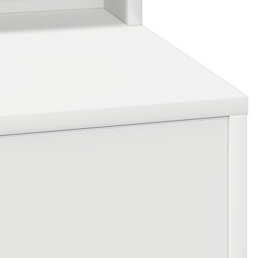 vidaXL Καθρέφτης LED Λευκό 50x41x135 εκ