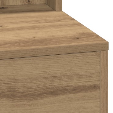 vidaXL Καθρέφτης με LED Φώταartisan oak 50x41x135 εκ