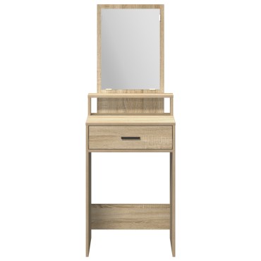 vidaXL Τουαλέτα με Συρτάρια Σομόνα Δρυς 50x41x140 εκ 1 τεμ.