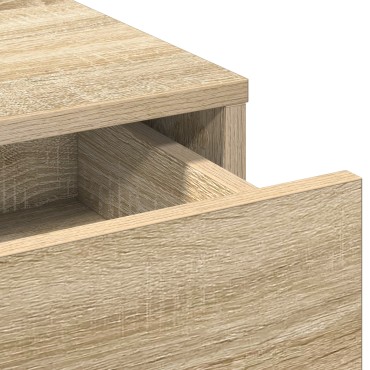 vidaXL Τουαλέτα με Συρτάρια Σομόνα Δρυς 50x41x140 εκ 1 τεμ.