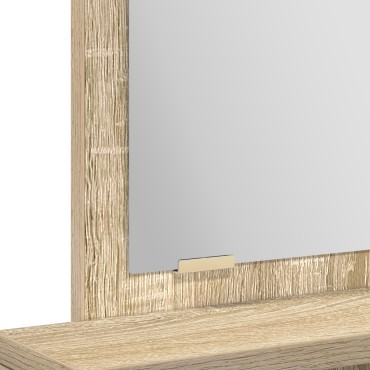 vidaXL Τουαλέτα με Συρτάρια Σομόνα Δρυς 50x41x140 εκ 1 τεμ.