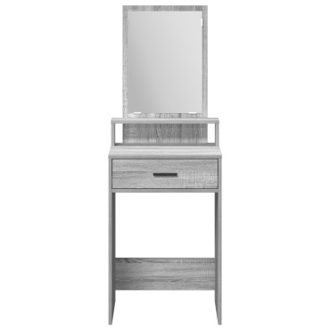 vidaXL Τουαλέτα με Συρτάρια Γκρι Σονομά 50x41x140cm 1 τεμ.