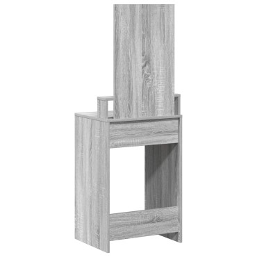 vidaXL Τουαλέτα με Συρτάρια Γκρι Σονομά 50x41x140cm 1 τεμ.