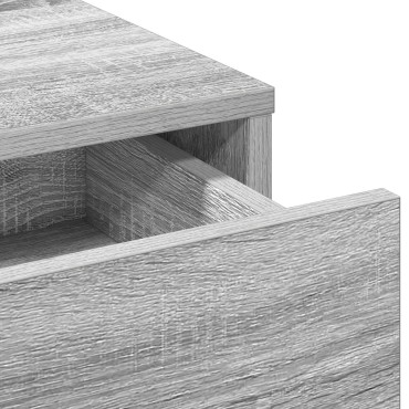 vidaXL Τουαλέτα με Συρτάρια Γκρι Σονομά 50x41x140cm 1 τεμ.