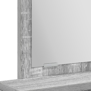vidaXL Τουαλέτα με Συρτάρια Γκρι Σονομά 50x41x140cm 1 τεμ.