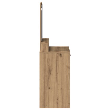 vidaXL Τουαλέτα με Συρτάρια Artisan Oak 50x41x140 εκ 1 τεμ.