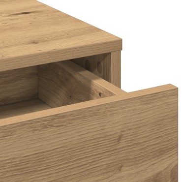 vidaXL Τουαλέτα με Συρτάρια Artisan Oak 50x41x140 εκ 1 τεμ.