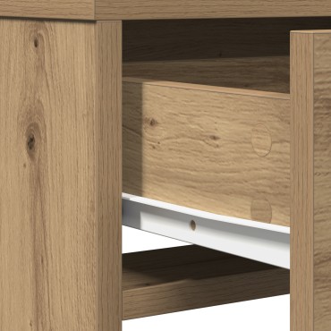 vidaXL Τουαλέτα με Συρτάρια Artisan Oak 50x41x140 εκ 1 τεμ.