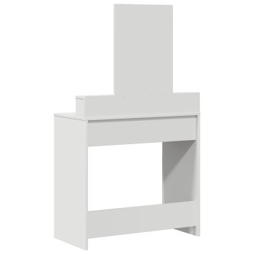 vidaXL Τουαλέτα με Συρτάρια Λευκή 79x41x140 εκ 1 τεμ.