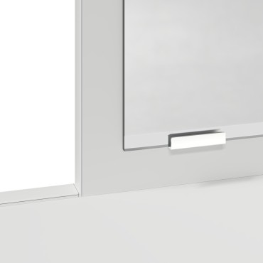 vidaXL Τουαλέτα με Συρτάρια Λευκή 79x41x140 εκ 1 τεμ.