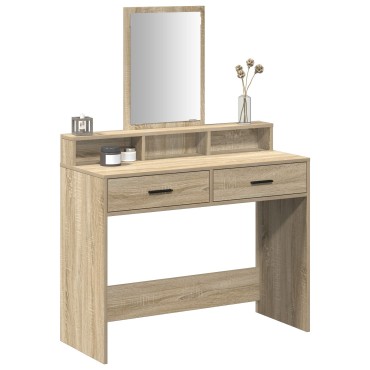 Τουαλέτα vidaXL με Συρτάρια Sonoma Oak 100x41x140cm