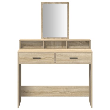Τουαλέτα vidaXL με Συρτάρια Sonoma Oak 100x41x140cm