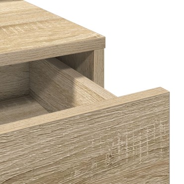 Τουαλέτα vidaXL με Συρτάρια Sonoma Oak 100x41x140cm