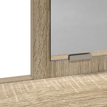 Τουαλέτα vidaXL με Συρτάρια Sonoma Oak 100x41x140cm