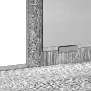 VidaXL Τουαλέτα με Συρτάρια Γκρι Σονομα 100x41x140 εκ