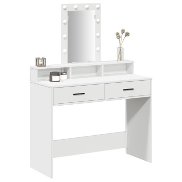 tabla επιπλοσιοποίησης vidaXL Λευκό MDF 100x41x140cm