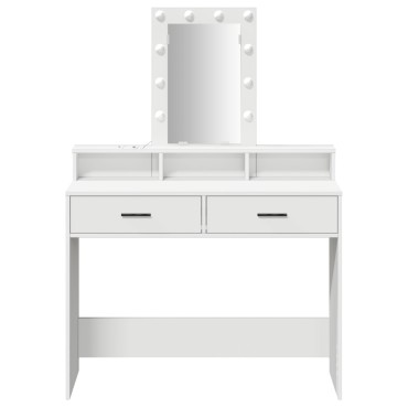 tabla επιπλοσιοποίησης vidaXL Λευκό MDF 100x41x140cm