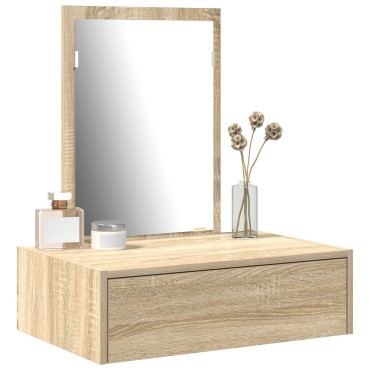 vidaXL Κρεμαστό τραπέζι ντυσίματος δρυός Sonoma 60x40x70cm