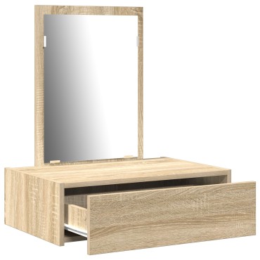 vidaXL Κρεμαστό τραπέζι ντυσίματος δρυός Sonoma 60x40x70cm