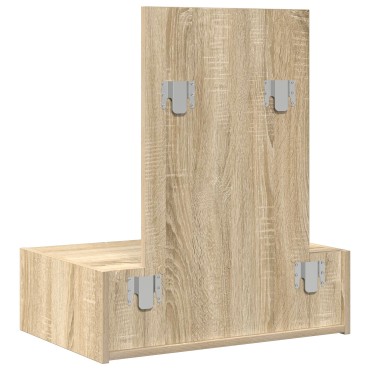 vidaXL Κρεμαστό τραπέζι ντυσίματος δρυός Sonoma 60x40x70cm