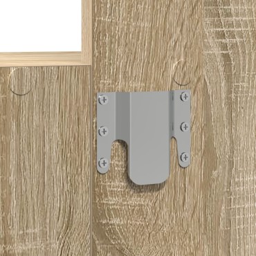 vidaXL Κρεμαστό τραπέζι ντυσίματος δρυός Sonoma 60x40x70cm