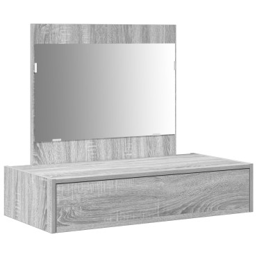 vidaXL Τοίχος με Είδη Περιποίησης Γκρι Sonoma 83x40x70 εκ