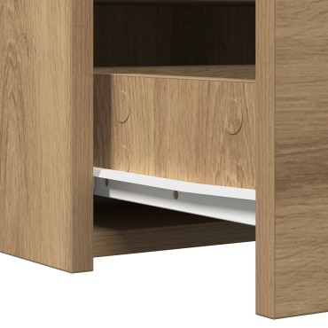 vidaXL Επιτοίχιο Τραπέζι Μακιγιάζ Οξιά 83x40x70 εκ