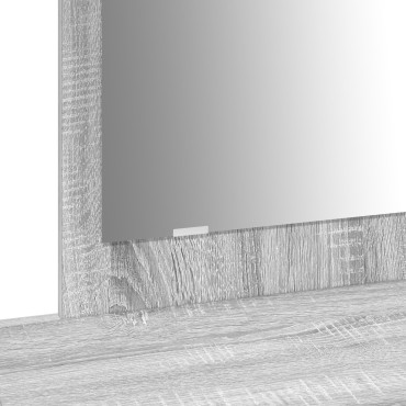 vidaXL Ορθογώνιο Dressing Table Γκρι Sonoma 100x40x70 εκ