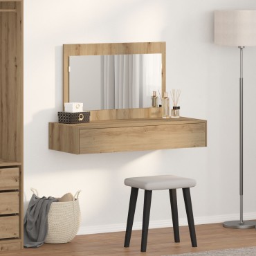 vidaXL Κρεμαστή Γλυφίδα Δρυς 100x40x70 εκ