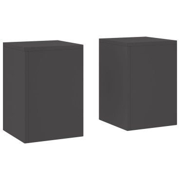 vidaXL Εξωτερικές Βάσεις Φυτών Pillar 2 τεμ Μαύρο 24x24x35 εκ Ατσάλι
