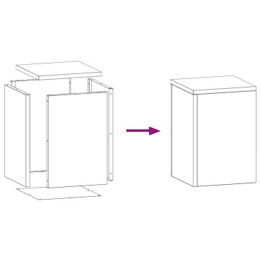 vidaXL Εξωτερικές Βάσεις Φυτών Pillar 2 τεμ Μαύρο 24x24x35 εκ Ατσάλι