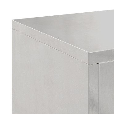 vidaXL Εξωτερικοί Στηρίγματα Φυτών Στήλη 2 τμχ 24x24x75 εκ Ανοξείδωτο ατσάλι