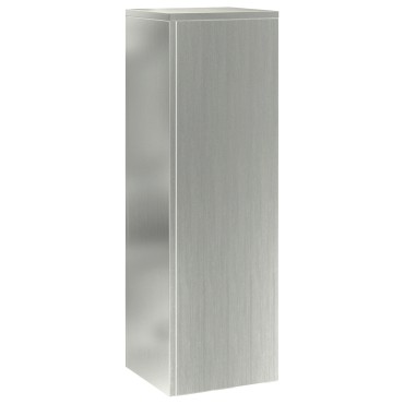 vidaXL Υπαίθρια Σταντ Φυτών Πυλώνας 2 τμχ 24x24x75 εκ Γαλβανισμένο Ατσάλι